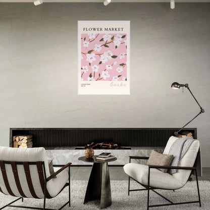 Sakura Pink Bloom Wall Art - Vibrantwalls