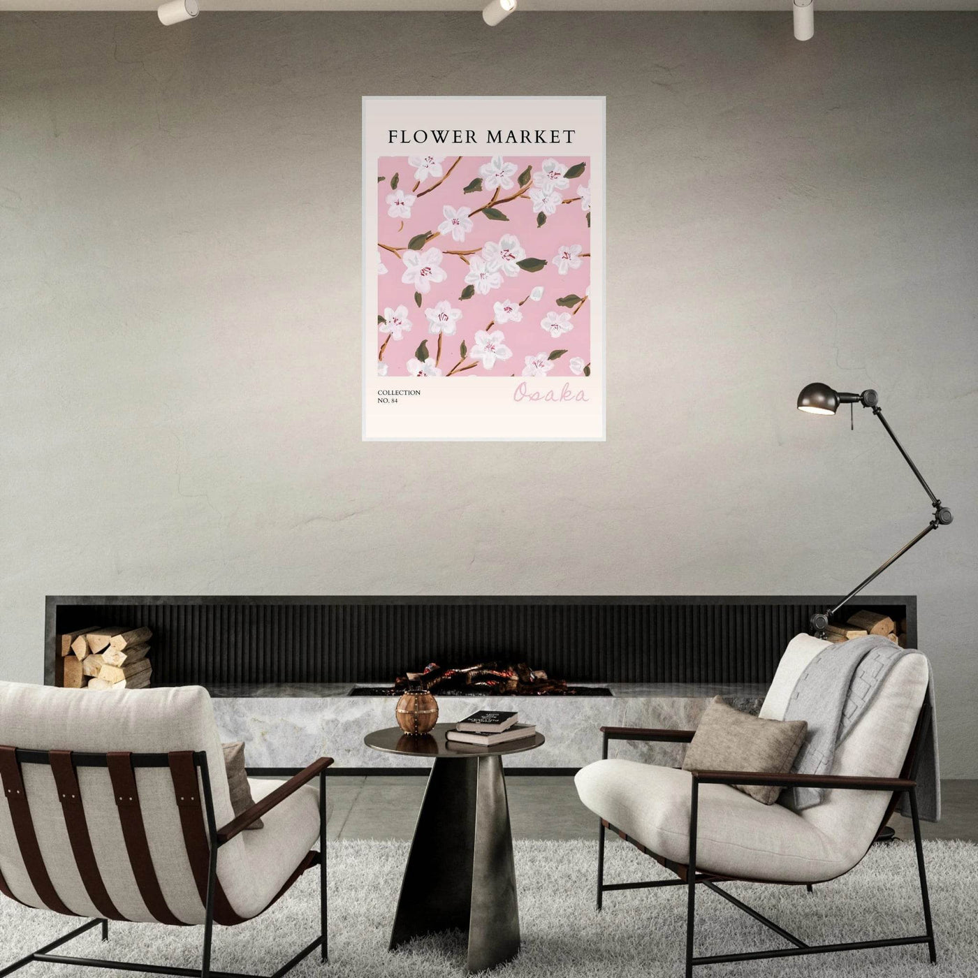 Sakura Pink Bloom Framed Poster – Delicate Floral Art Print | Ready-to-Hang in Your Choice of Frame - Vibrantwalls