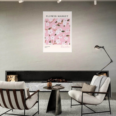Sakura Pink Bloom Framed Poster – Delicate Floral Art Print | Ready-to-Hang in Your Choice of Frame - Vibrantwalls