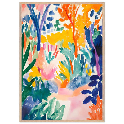 Vibrant Abstract Garden - Vibrantwalls