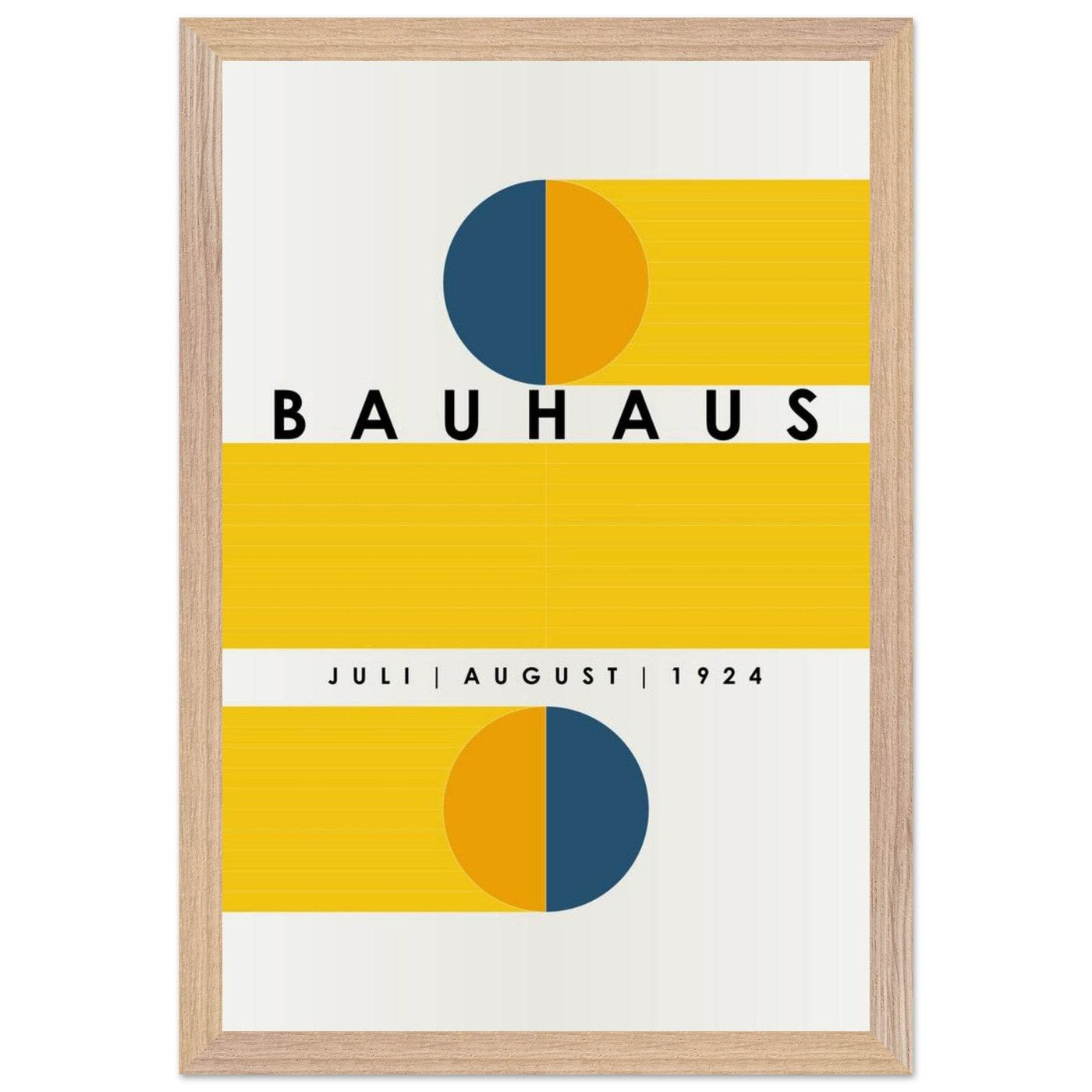 Bauhaus Blue Tunnel Geometric - Vibrantwalls
