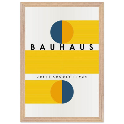 Bauhaus Blue Tunnel Geometric - Vibrantwalls