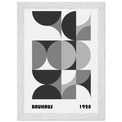 Bauhaus 1928 - Geometric Monochrome - Vibrantwalls