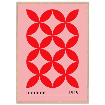 Bauhaus Minimalist Bold Red Geometric Design - Vibrantwalls