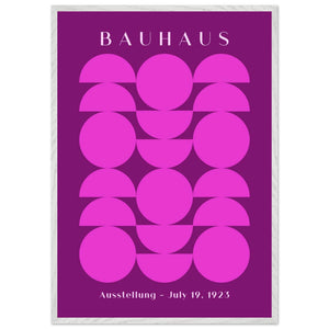 Bauhaus Pink & Purple Abstract - Vibrantwalls