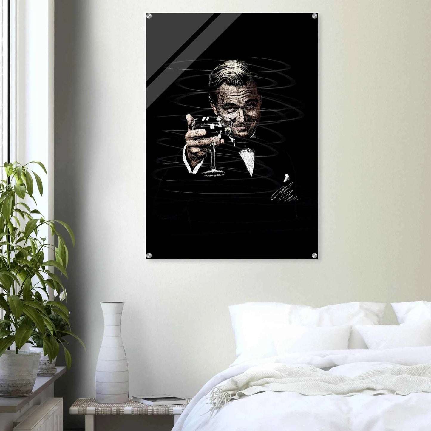Gatsby Toast Acrylic Print – Iconic Sketch Art, Vibrant & Durable Wall Decor in Various Sizes - Vibrantwalls