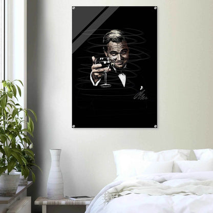 Gatsby Toast Acrylic Print – Iconic Sketch Art, Vibrant & Durable Wall Decor in Various Sizes - Vibrantwalls