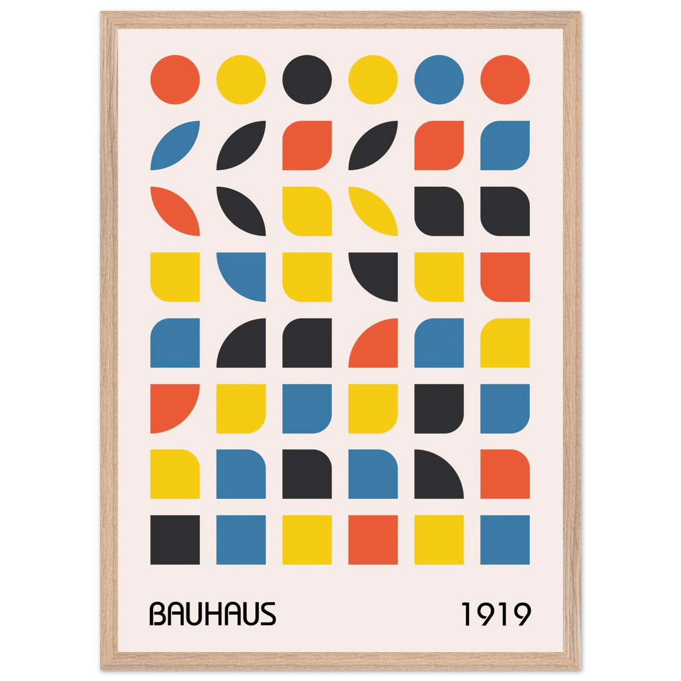 Bauhaus 1919 Geometric Abstract - Vibrantwalls