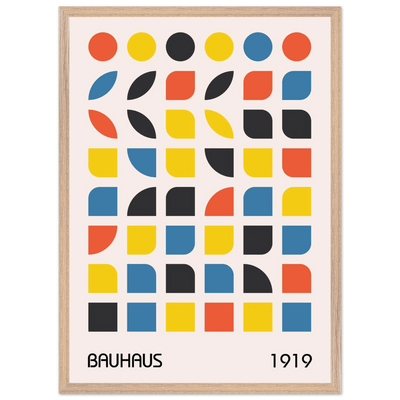 Bauhaus 1919 Geometric Abstract - Vibrantwalls