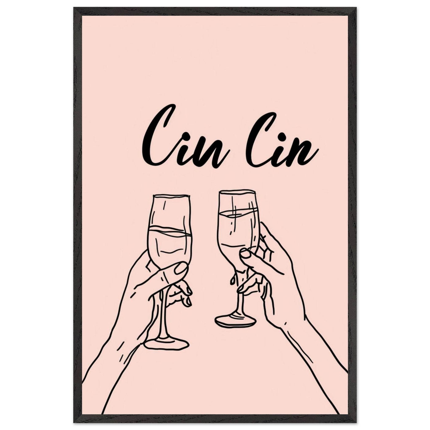 Cin Cin Toast Art Print - Vibrantwalls
