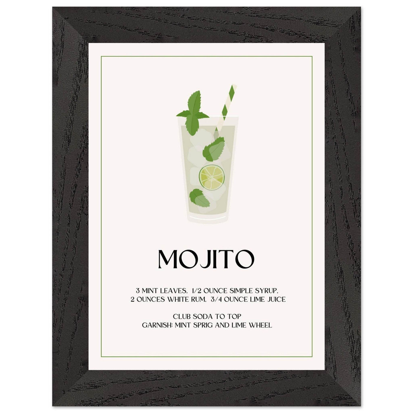 Mojito Cocktail Recipe - Vibrantwalls