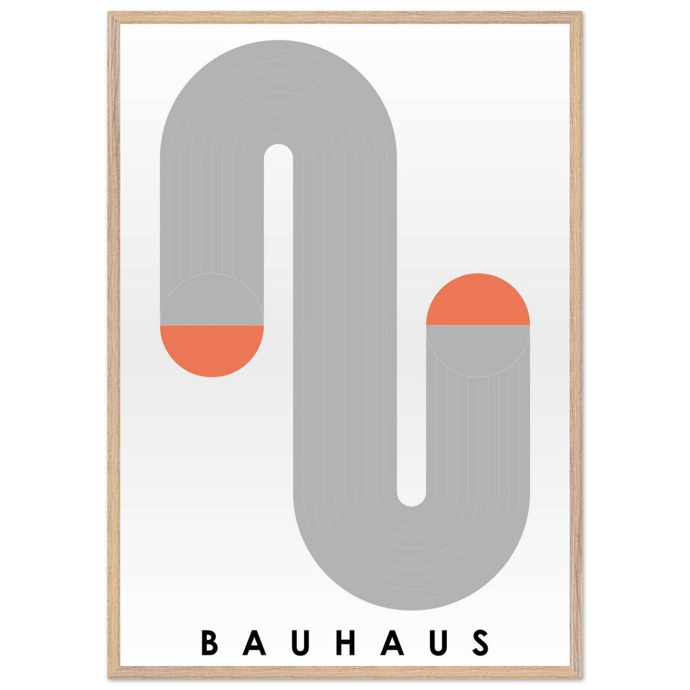 Bauhaus-Style The Blue Tunnel - Vibrantwalls