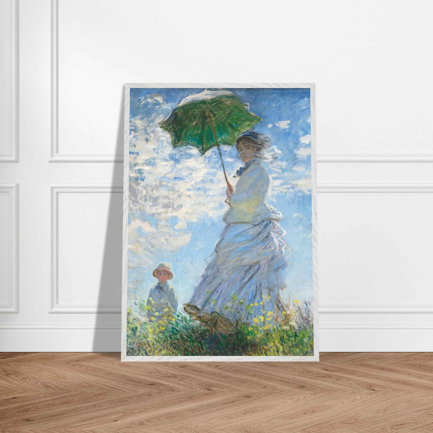 CWoman with a Parasol - Stylish Outdoor Sun Protection for Elegant Days - Vibrantwalls