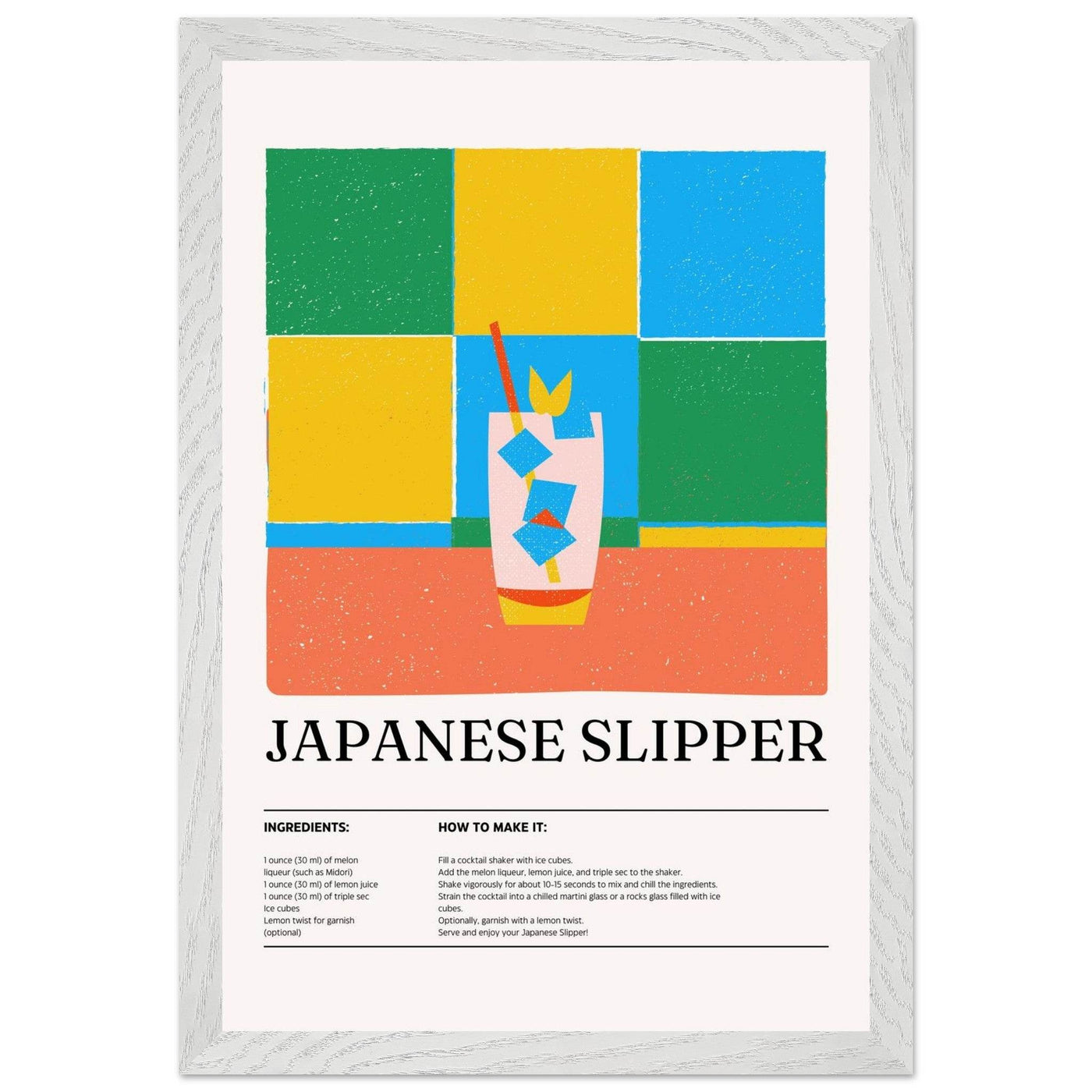 Japanese Slipper Cocktail Recipe - Vibrantwalls