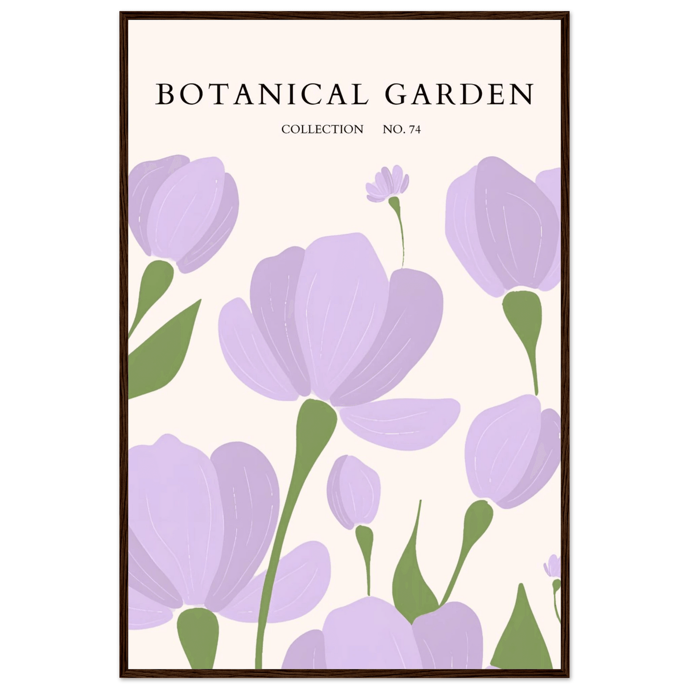 Botanical Garden Elegant Lavender Bloom Art Print - Vibrantwalls