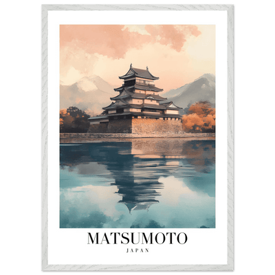 Matsumoto Japan Framed Poster – Serene Travel Wall Art with Wooden Frame - Vibrantwalls
