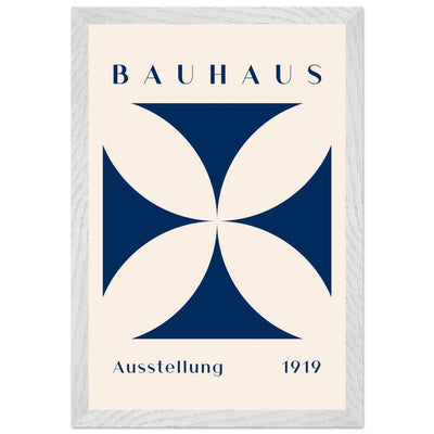 Bauhaus Exhibition 1919 - Navy Cream - Vibrantwalls