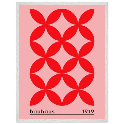 Bauhaus Minimalist Bold Red Geometric Design - Vibrantwalls