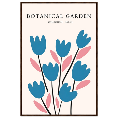 Abstract Botanical Garden Framed Poster – Modern Floral Art Print | Ready-to-Hang in Various Sizes & Frames - Vibrantwalls