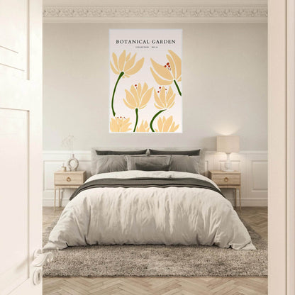 Botanical Garden Framed Art Print – Minimalist Floral Design & Nature-Inspired Posters | Ready-to-Hang - Vibrantwalls