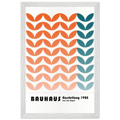 Bauhaus-Style The Blue Waves - Vibrantwalls