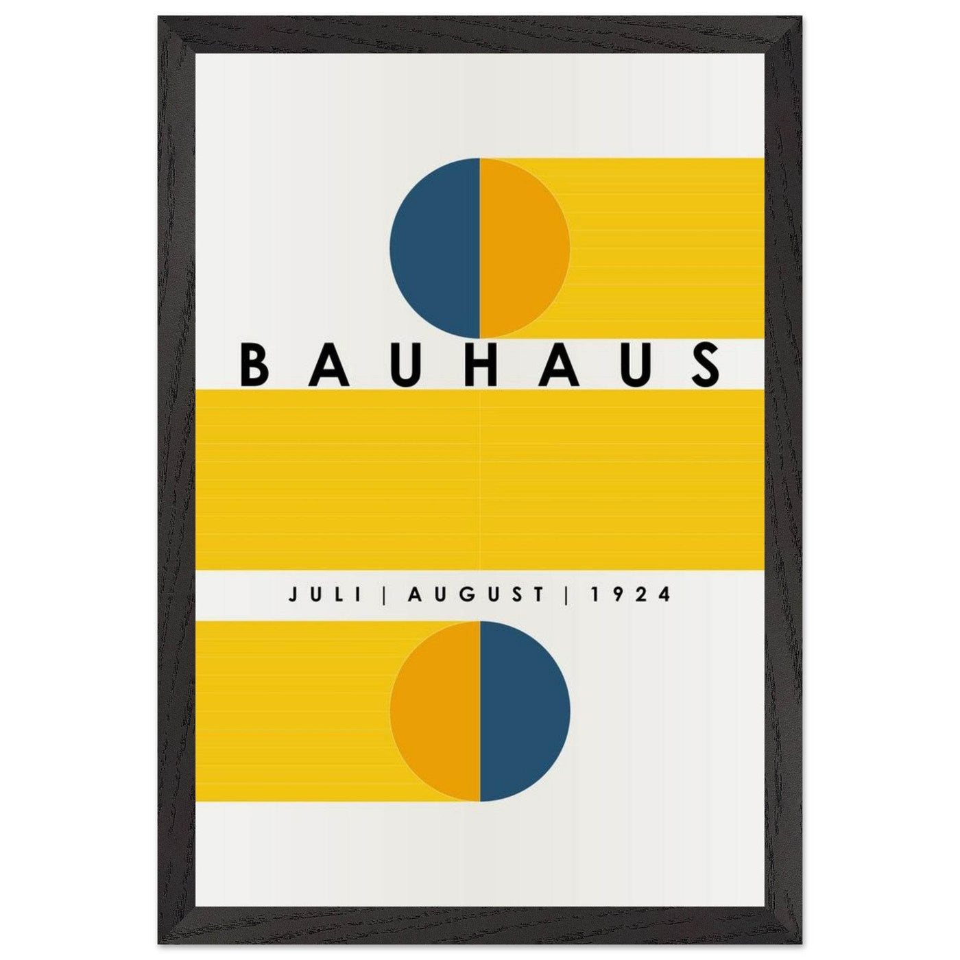 Bauhaus Blue Tunnel Geometric - Vibrantwalls