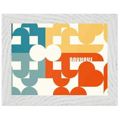 Bauhaus-Style Abstract Geometric Art - Vibrantwalls