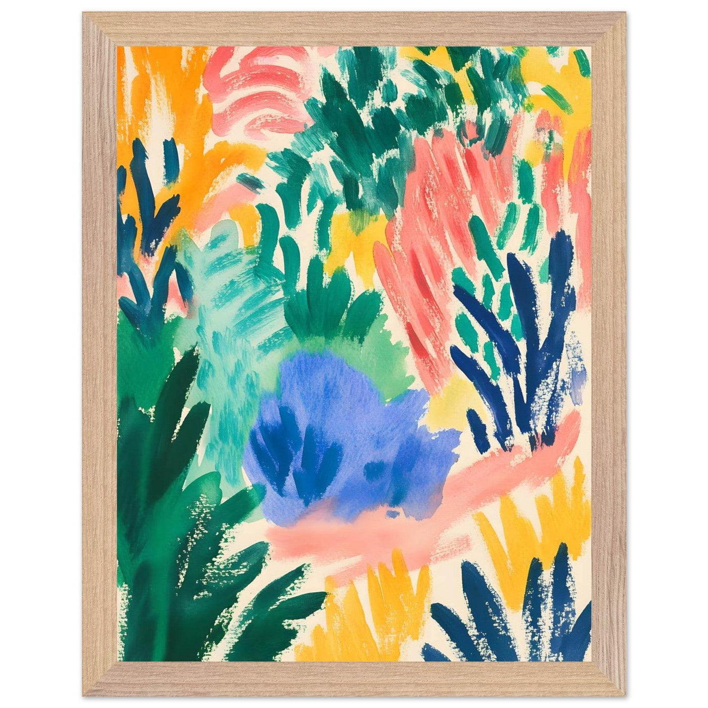 Abstract Floral Delight - Vibrantwalls