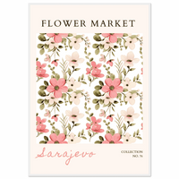 Watercolor Flower Market Wall Art - Vibrantwalls