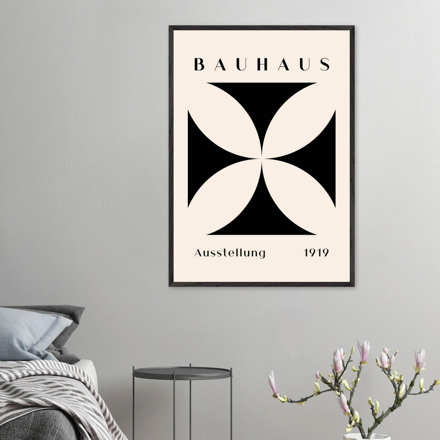 Bauhaus Black & Beige - Vibrantwalls