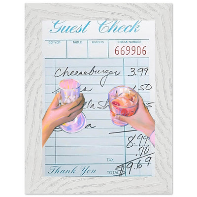 Retro Bar Tab Art - Vibrantwalls