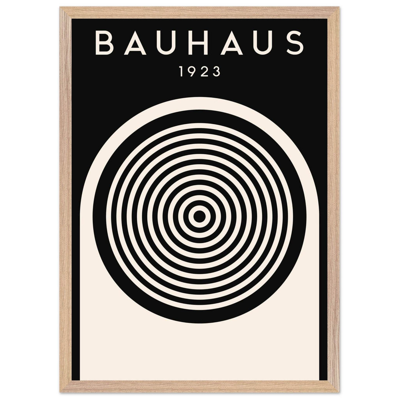 Bauhaus Black & Cream - Vibrantwalls