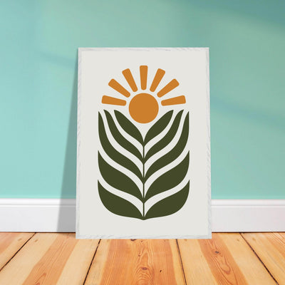 Desert Sun & Plant - Vibrantwalls