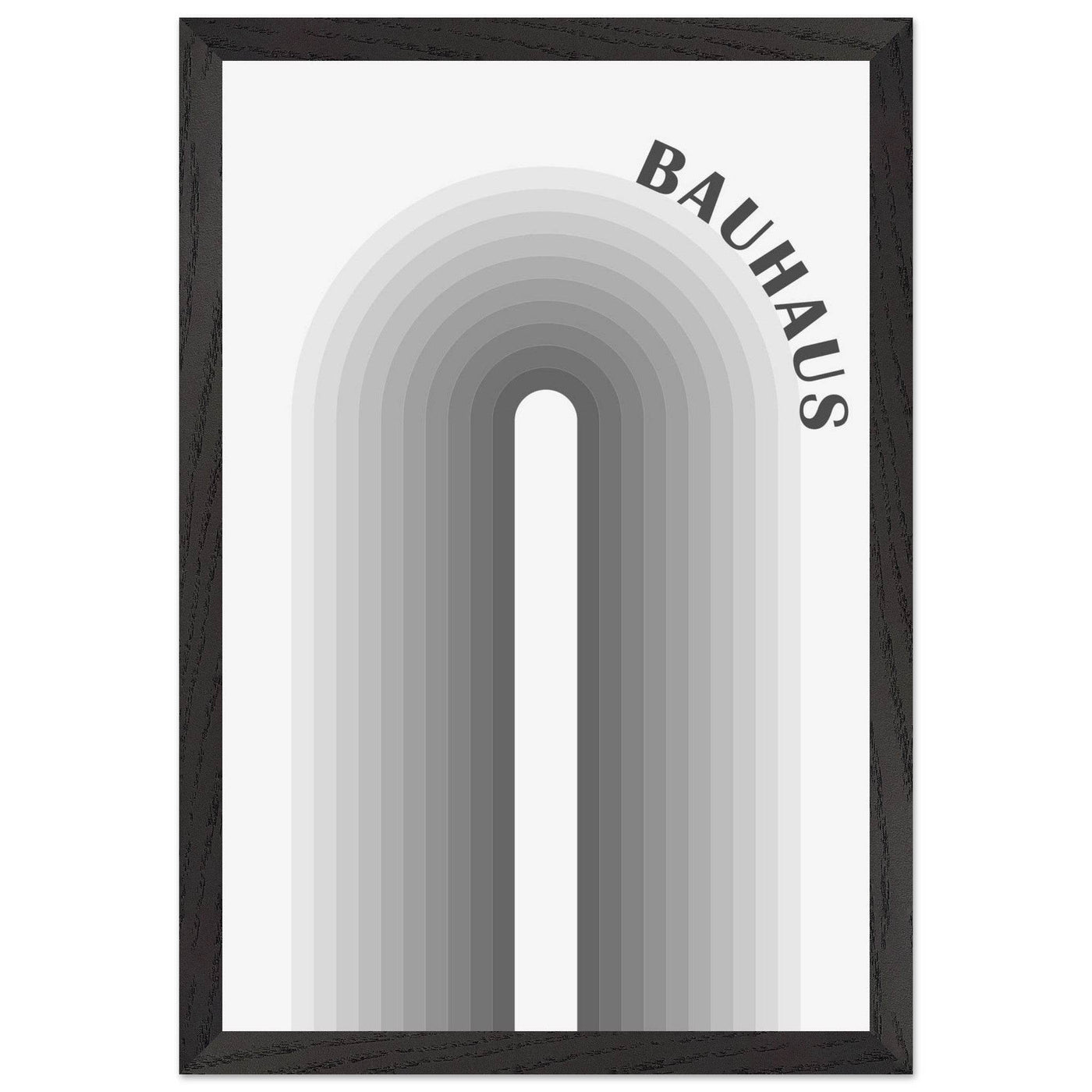 Bauhaus-Style Gradient Arch - Vibrantwalls