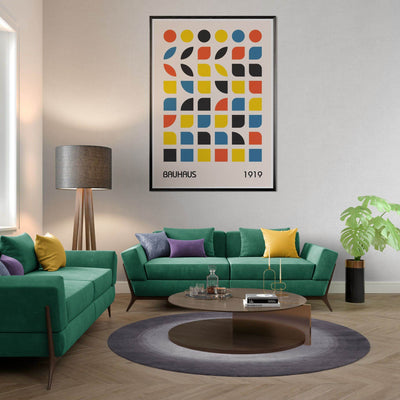 Bauhaus 1919 Geometric Abstract - Vibrantwalls