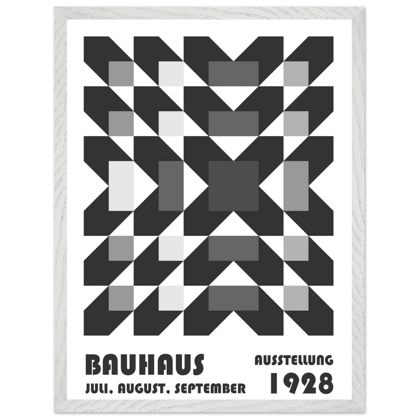 Bauhaus-Style Geometric Grid - Vibrantwalls