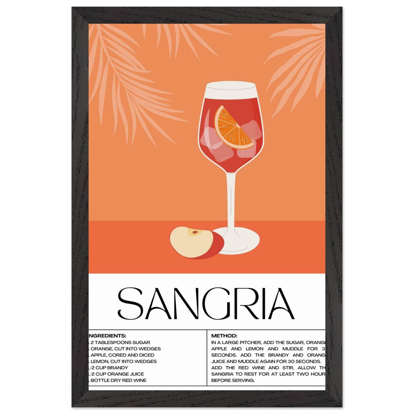 Sangria Cocktail Recipe - Vibrantwalls