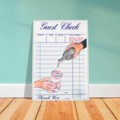 Retro Bar Cocktail Print - Vibrantwalls