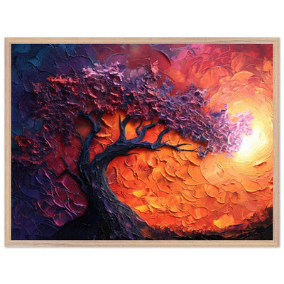 Sunset Hues Vibrant Tree of Life - Vibrantwalls