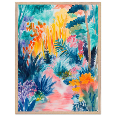 Abstract Tropical Garden Matisse I - Vibrantwalls