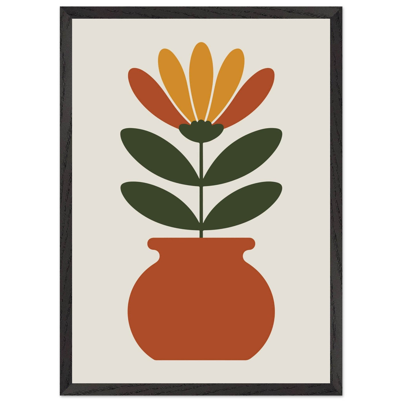 Floral Pot Art - Vibrantwalls