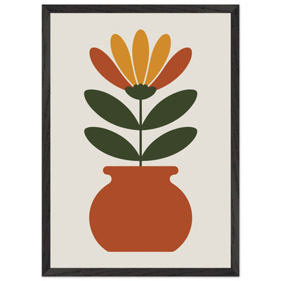 Floral Pot Art - Vibrantwalls
