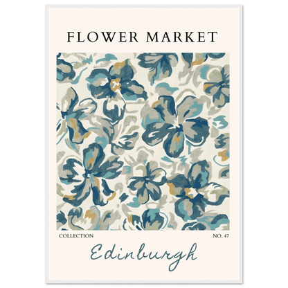 Edinburgh Flower Market Abstract Floral Modern - Wall Art - Vibrantwalls
