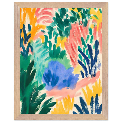 Abstract Floral Delight - Vibrantwalls