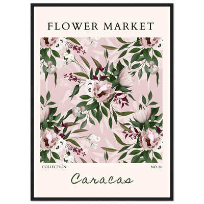 Blush Floral Dream Framed Poster – Elegant Botanical Art Print | Ready-to-Hang in Multiple Sizes & Frame Styles - Vibrantwalls
