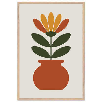 Floral Pot Art - Vibrantwalls