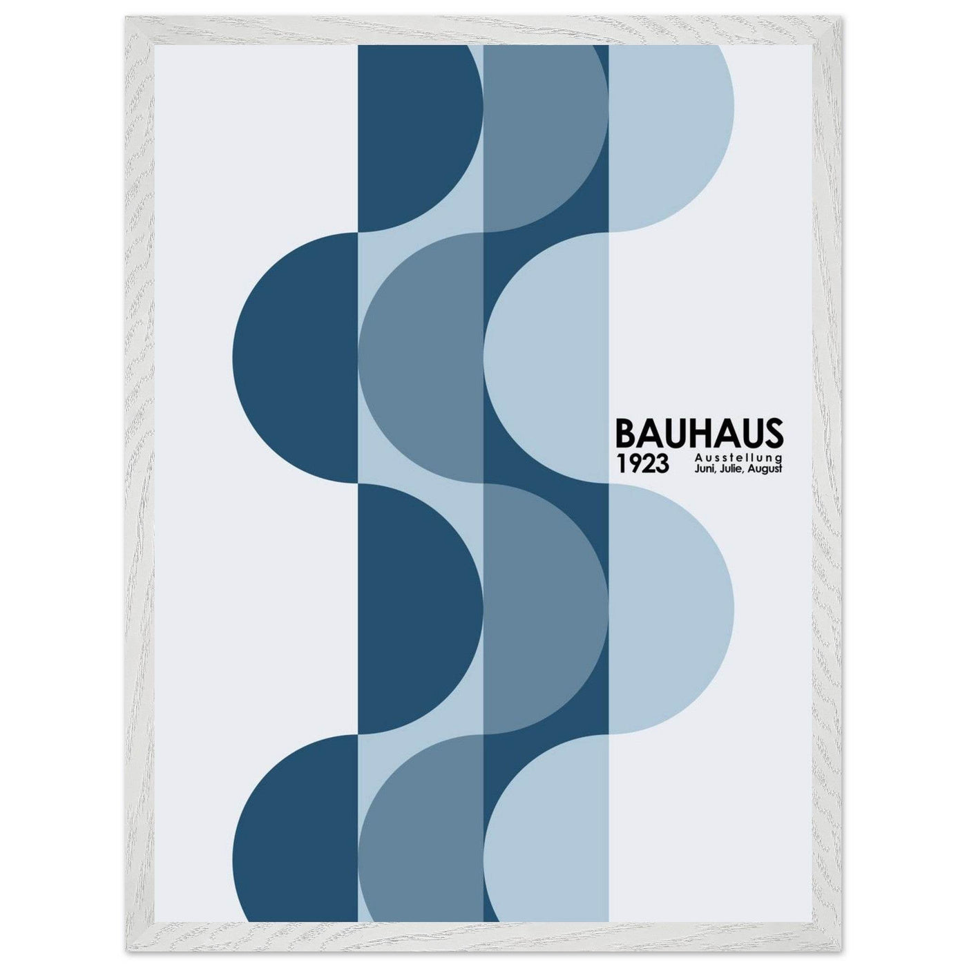Bauhaus-Style The Blue Design - Vibrantwalls