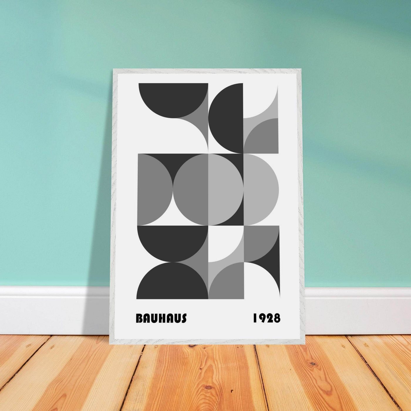 Bauhaus 1928 - Geometric Monochrome - Vibrantwalls