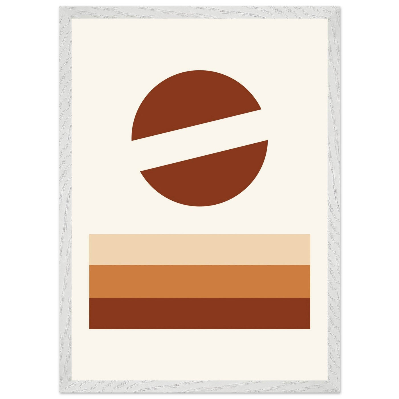 Abstract Desert Landscape Earthy Tones - Vibrantwalls