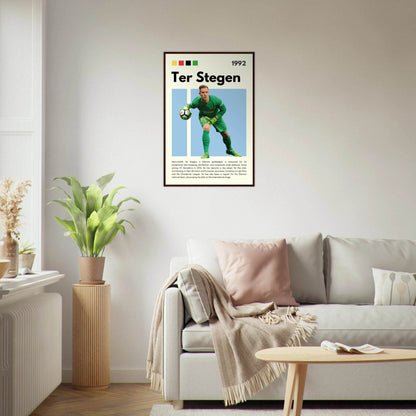 Marc-André Ter Stegen FC Barcelona Goalkeeper Poster Wall Art - Vibrantwalls